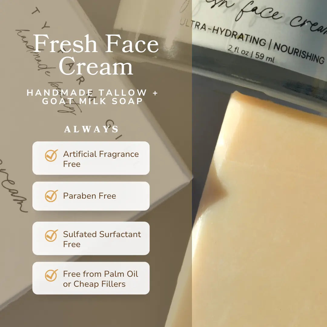 Fresh Face Cream Facial Bar Pretty farm girl