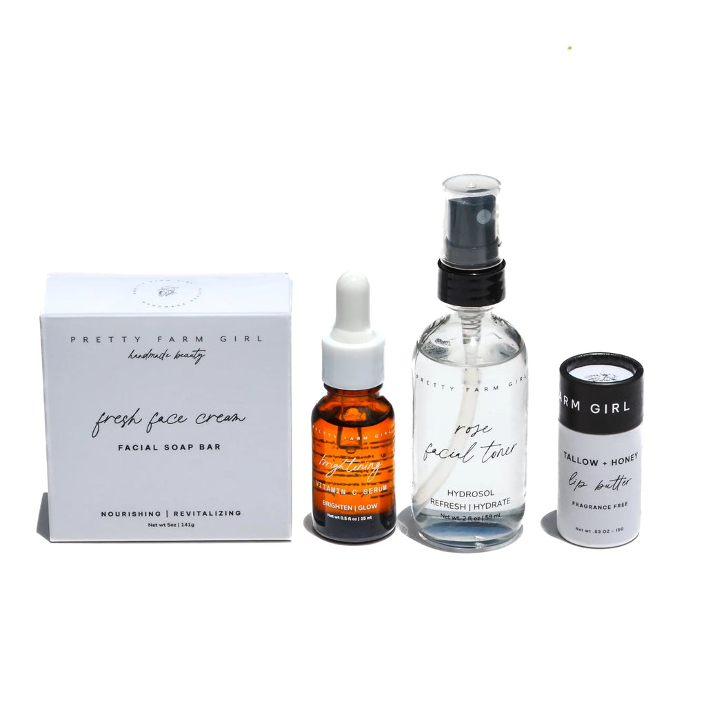 Rooted and Ready: Travel-Size Skincare Essentials Kit Pretty farm girl