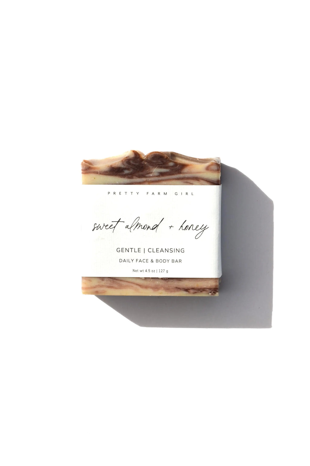 Sweet Almond + Honey Handmade Tallow and Goat Milk Soap Bar Pretty farm girl