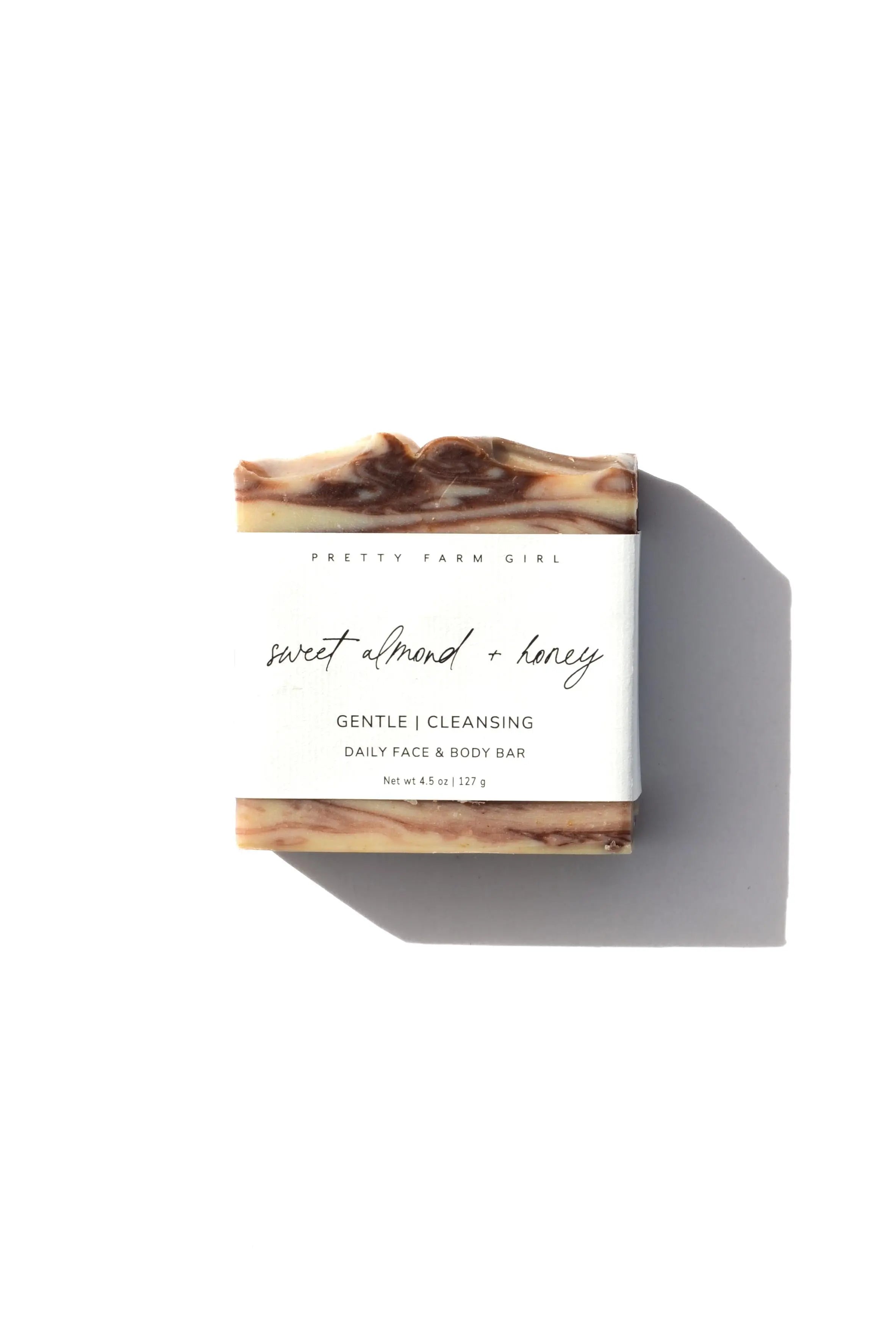 Sweet Almond + Honey Handmade Tallow and Goat Milk Soap Bar Pretty farm girl