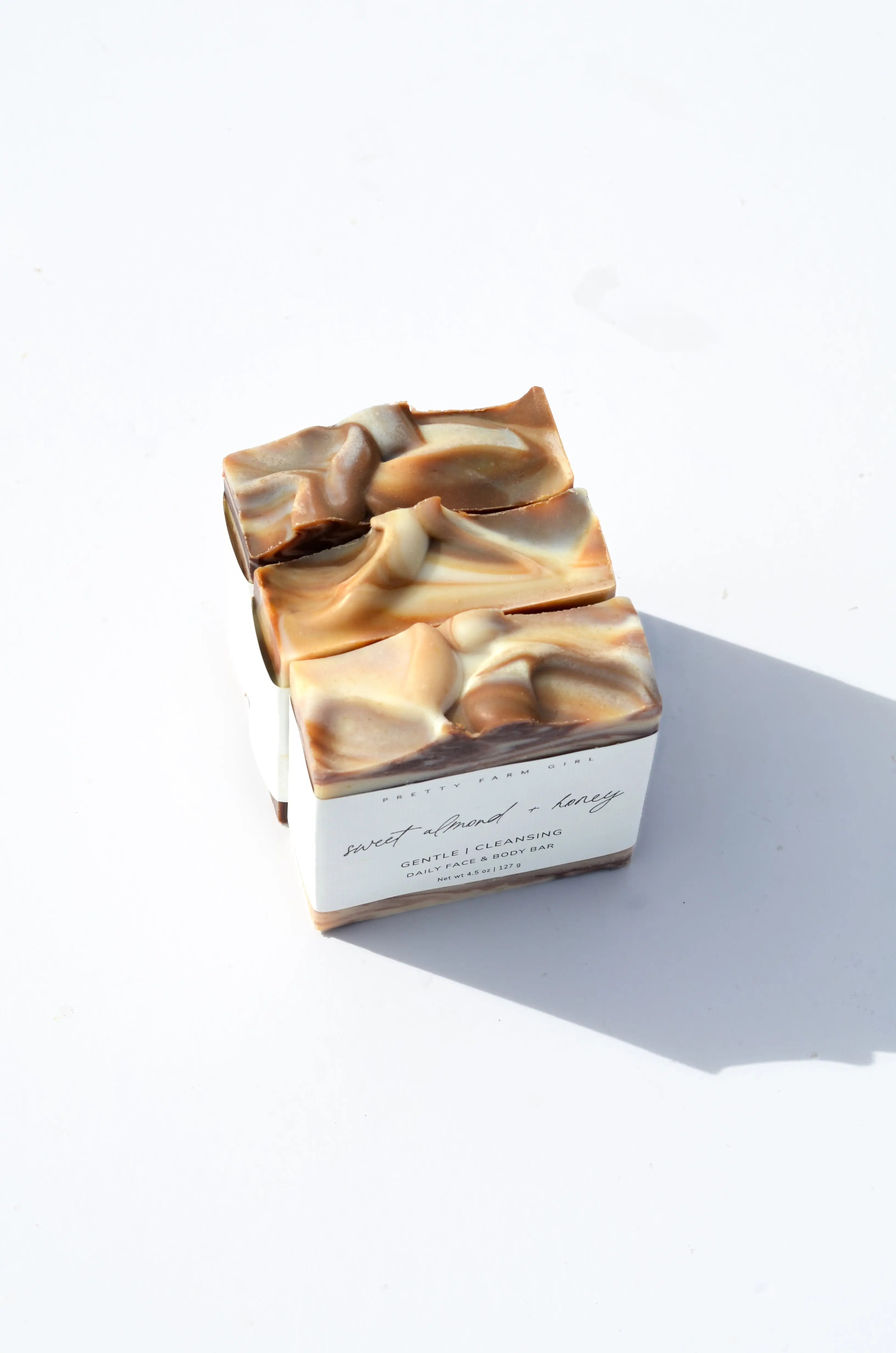 Sweet Almond + Honey Handmade Tallow and Goat Milk Soap Bar Pretty farm girl