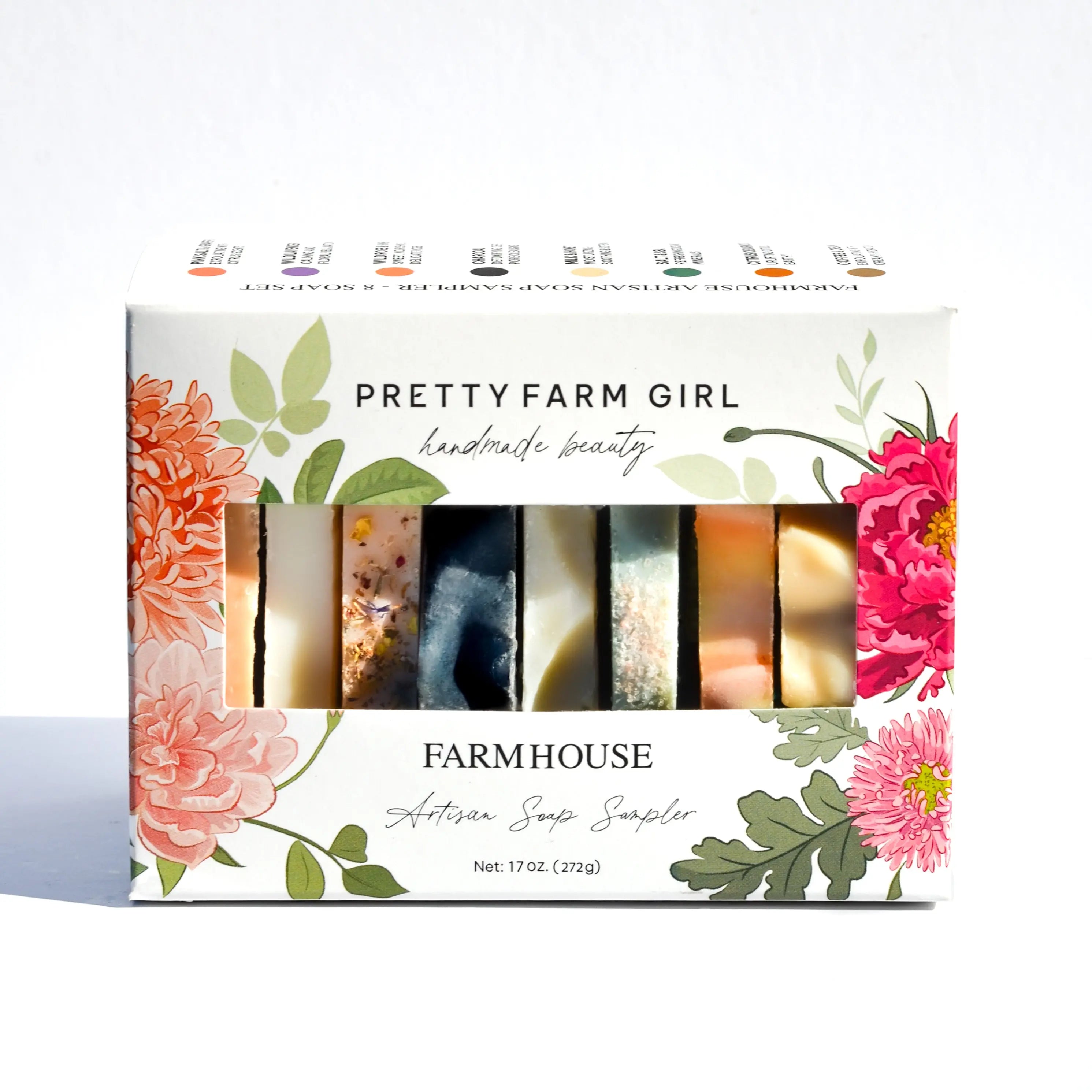 Farmhouse Artisan Goat Milk & Tallow Soap Sampler Pretty farm girl