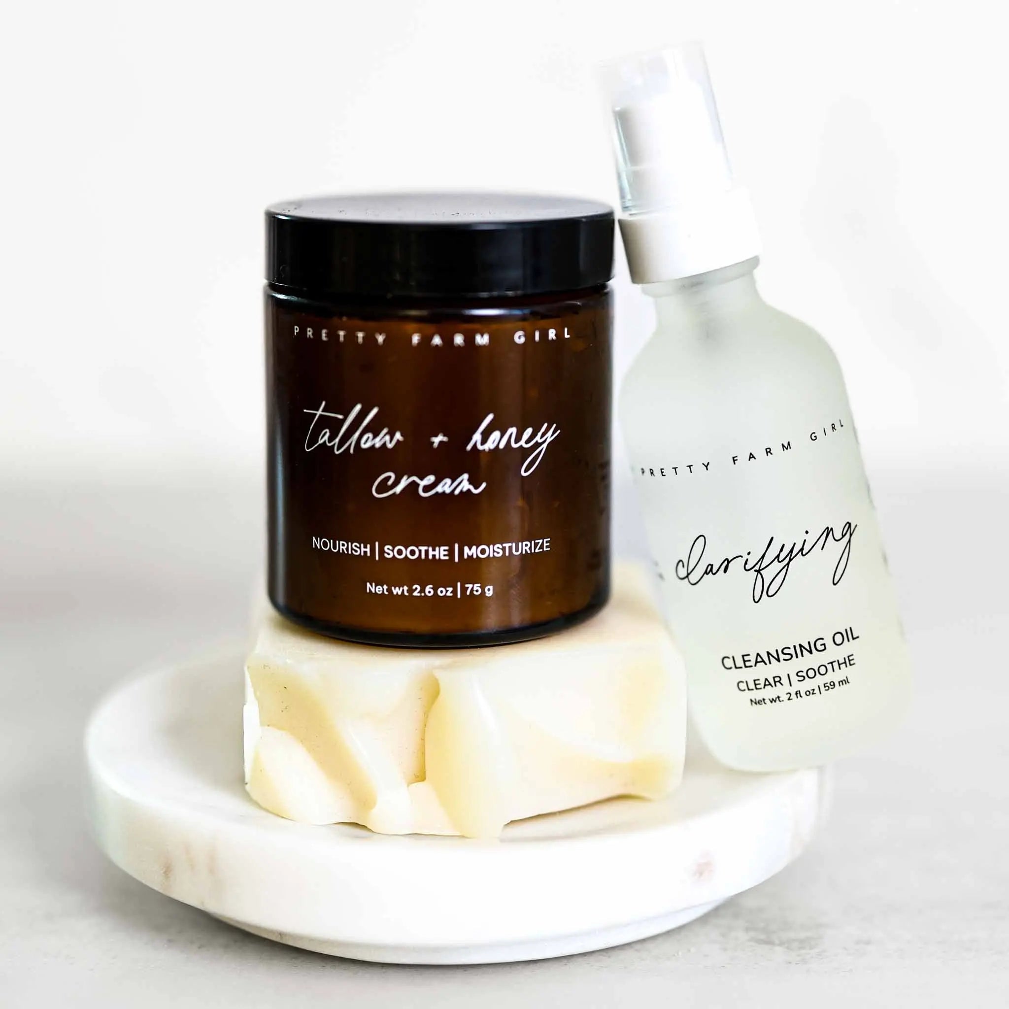 Double Cleansing Kit: Soothing Pretty farm girl