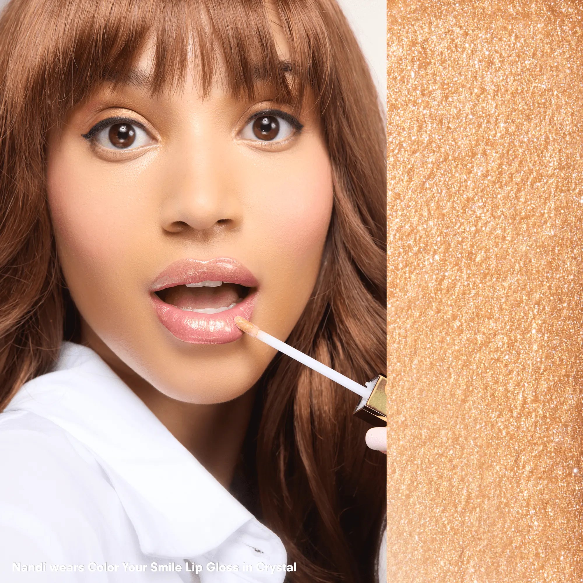 Crystal - Color Your Smile Lighted Lip Gloss®️ Gerard Cosmetics