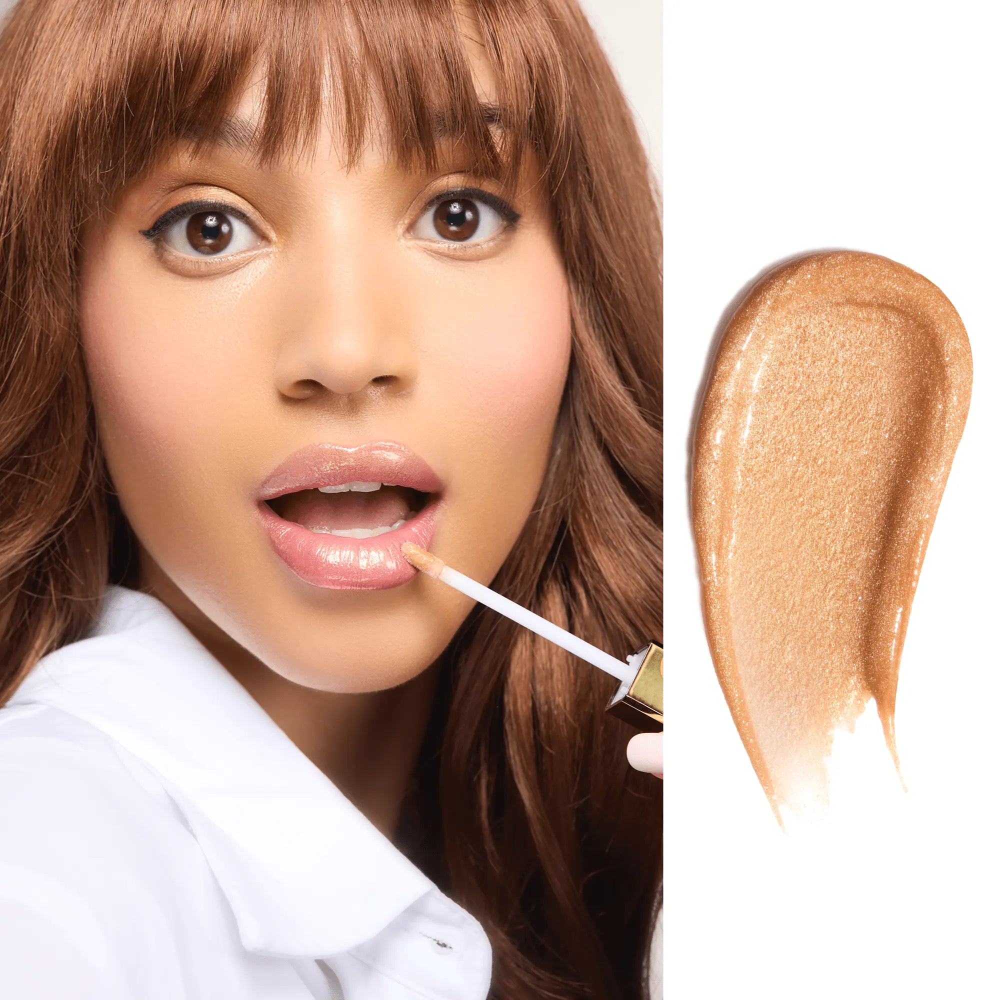 Crystal - Color Your Smile Lighted Lip Gloss®️ Gerard Cosmetics