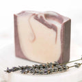 Lavender + Mint Handmade Tallow and Goat Milk Soap Bar Pretty farm girl