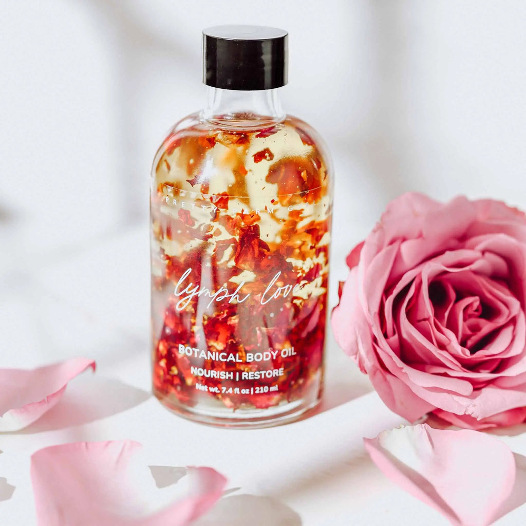 Lymph Love Natural Body Oil - Best for Lymphatic Massages Pretty farm girl