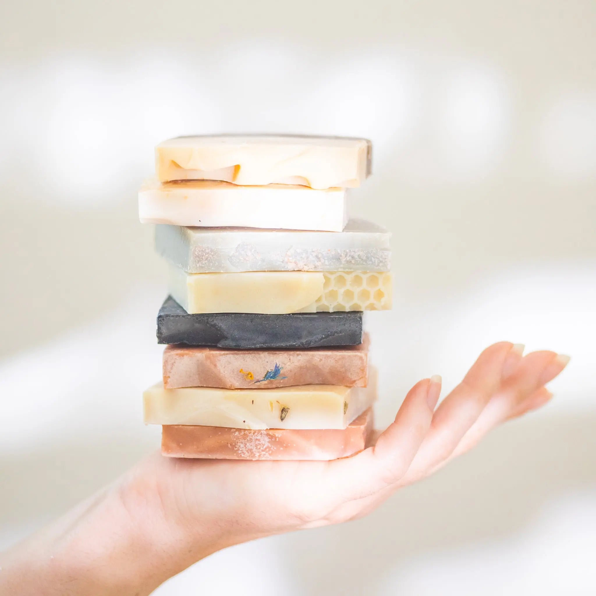 Farmhouse Artisan Goat Milk & Tallow Soap Sampler Pretty farm girl