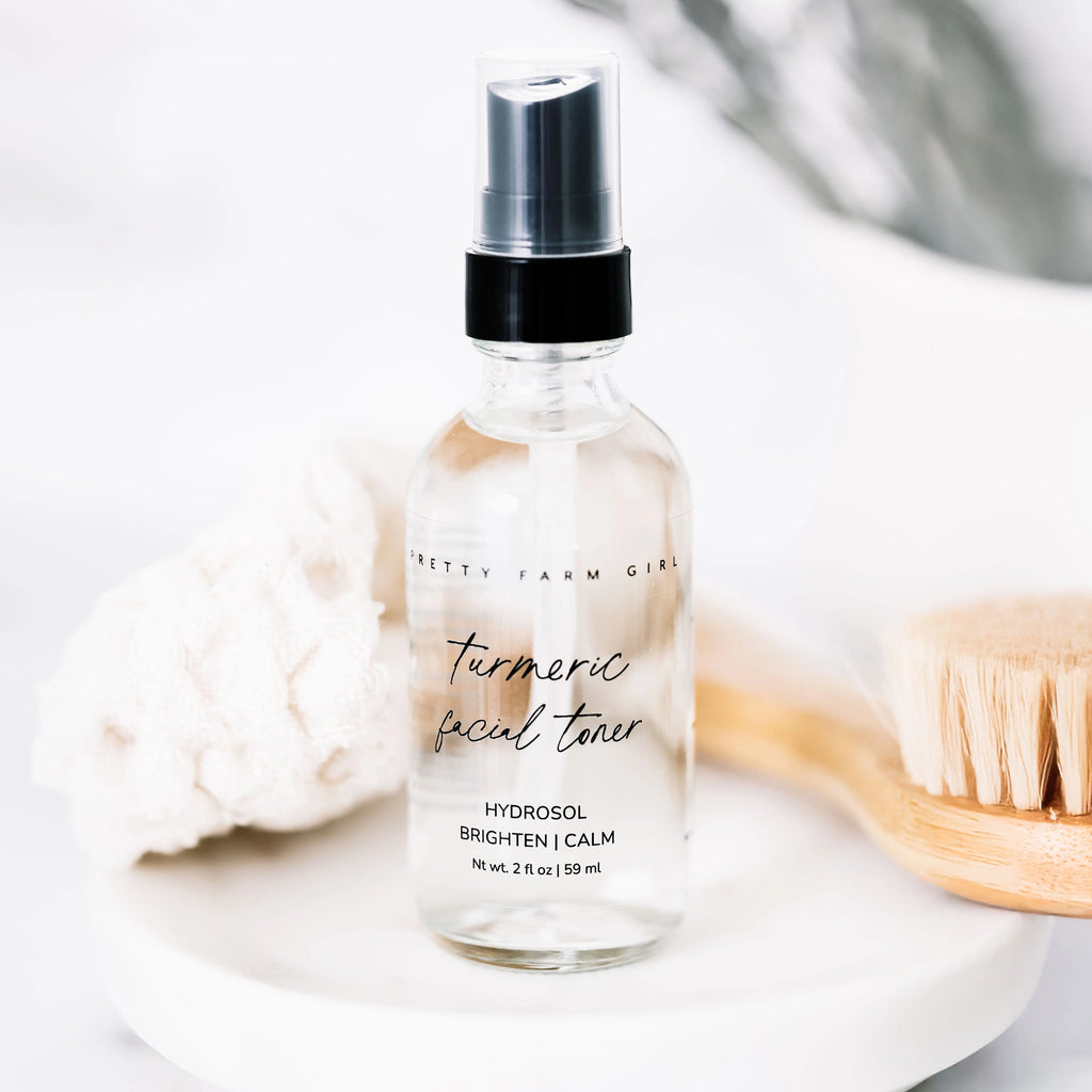 Organic Turmeric Facial Toner for Evening Skin Tone Pretty farm girl