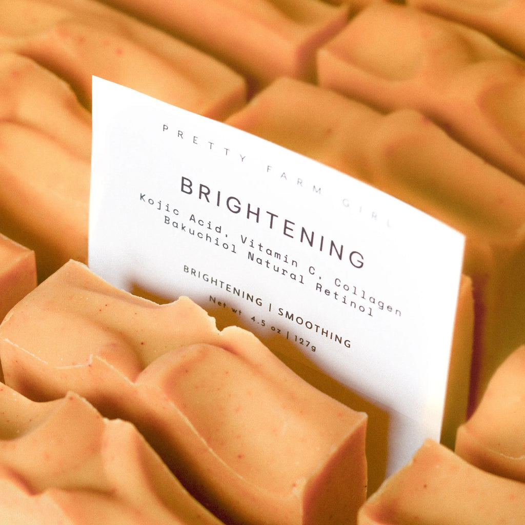 Brightening Vitamin C and Bakuchiol Soap Bar Pretty farm girl