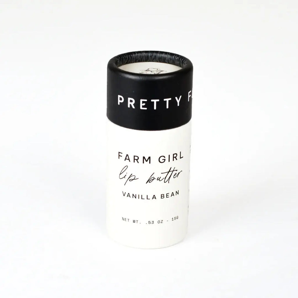 Vanilla Bean Tallow Lip Butter in Eco-Friendly Travel Tubes Pretty farm girl
