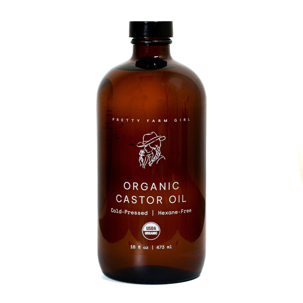 Pure Organic Cold Pressed Hexane-Free Castor Oil Pretty farm girl