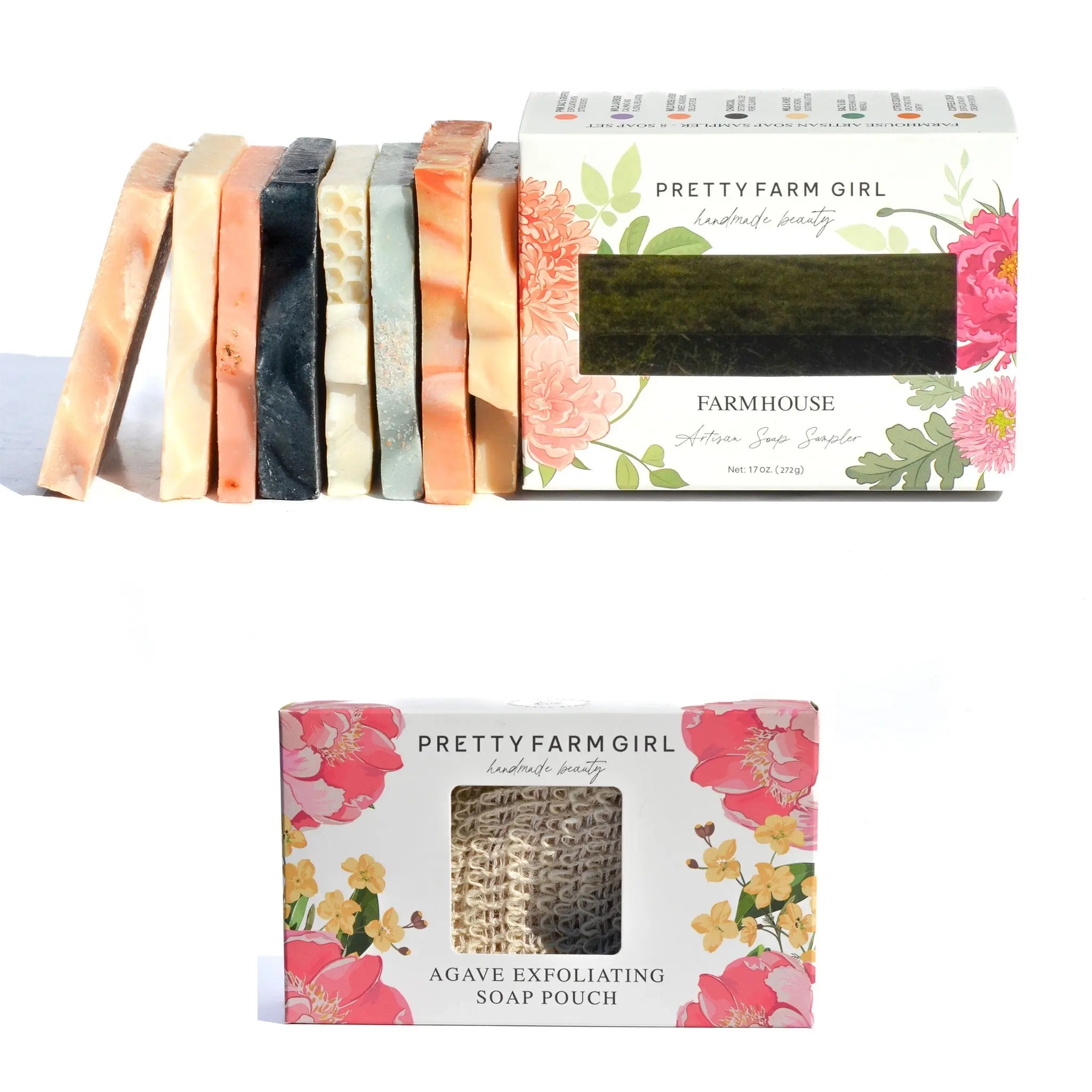Farmhouse Artisan Goat Milk & Tallow Soap Sampler Pretty farm girl
