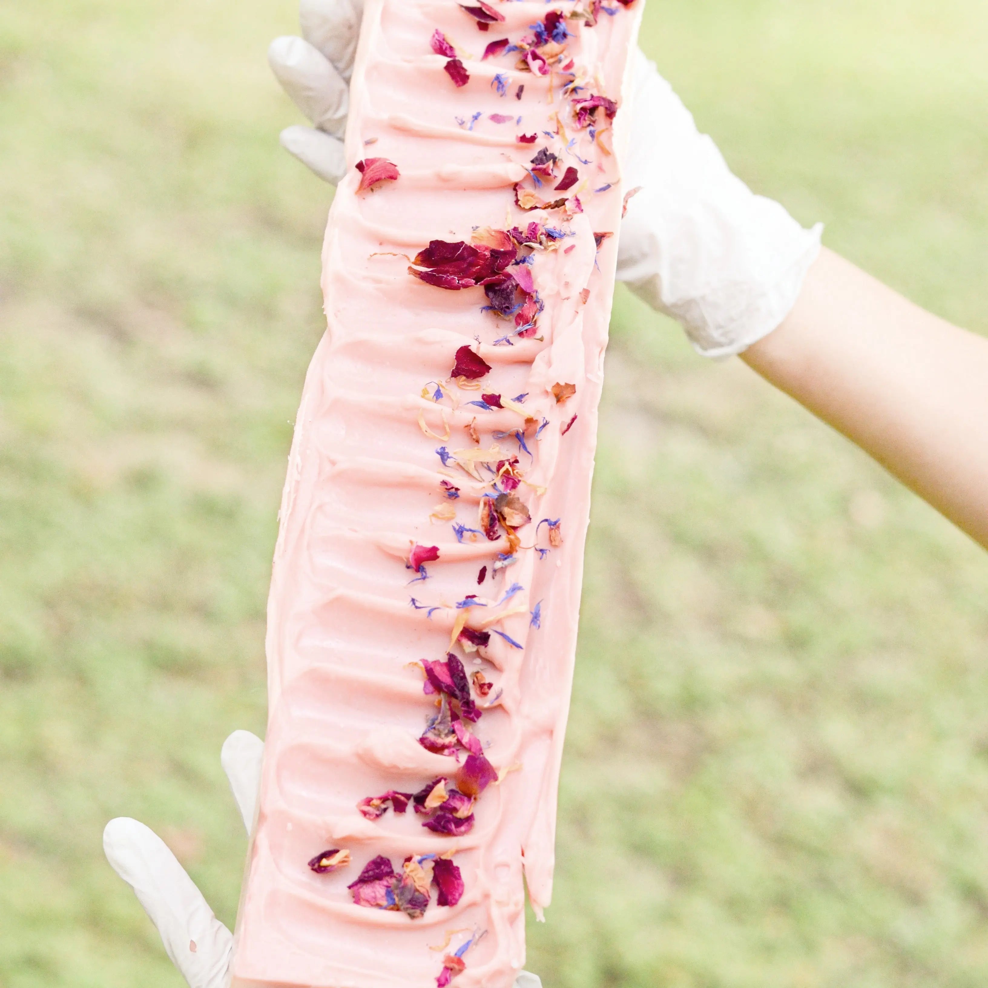 Wild Rose + Honey Handmade Tallow and Goat Milk Soap Bar Pretty farm girl